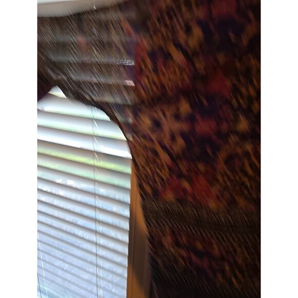 Thread Story Purple Black Mixed Print Long Sleeve Shirt Dress Womans Size 2X - Picture 3 of 7